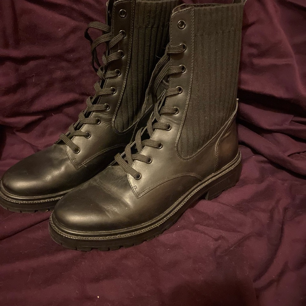Sam Edelman Black Lace-Up women’s Boots